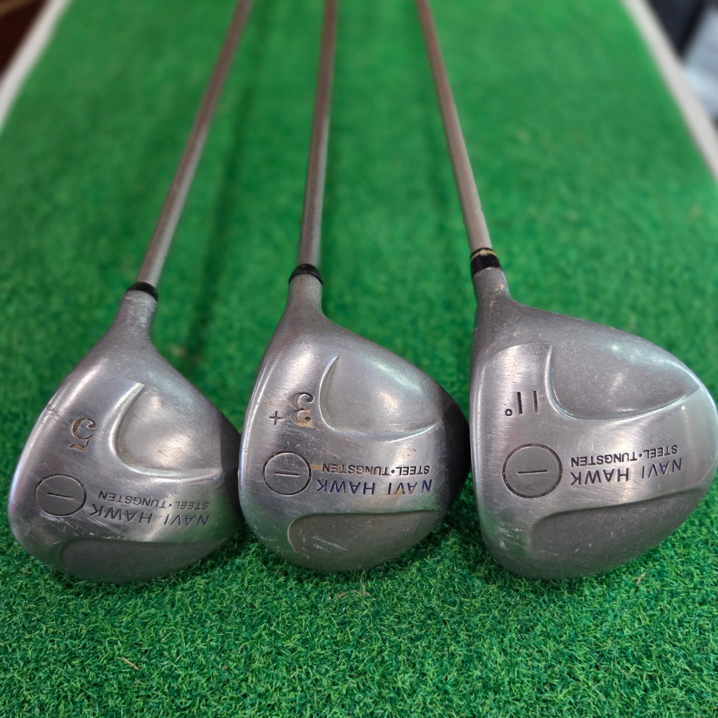 Golf FULL SET (11 Clubs) Navi Hawk GRAPHITE (3-9 Iron, 3 Woods & Putter)