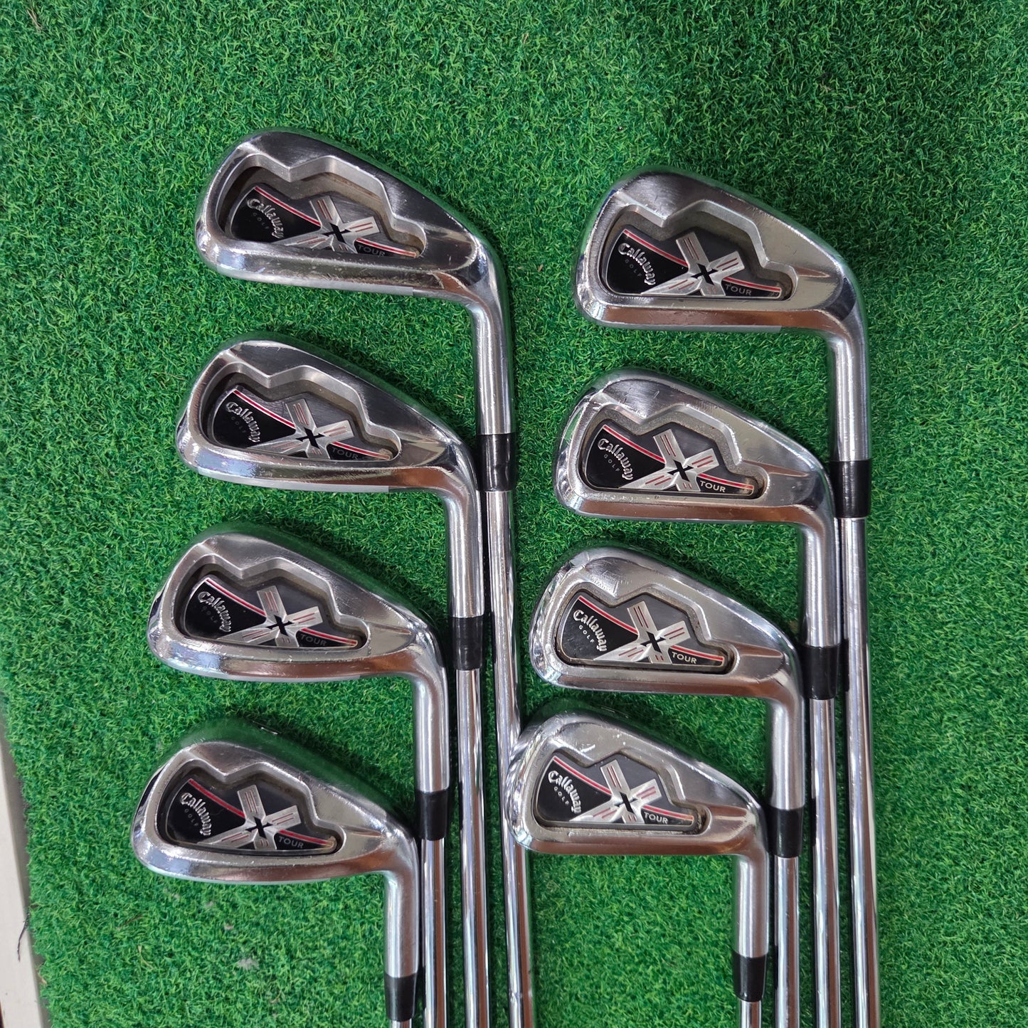 Callaway X-Tour Forged Iron Set (3-PW) Dyn Gold STIFF *USED*