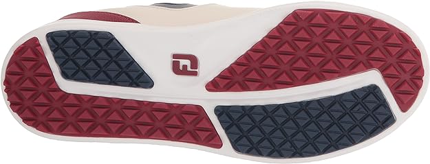 FootJoy: Links Golf Shoes LADIES - Bone/Burgundy