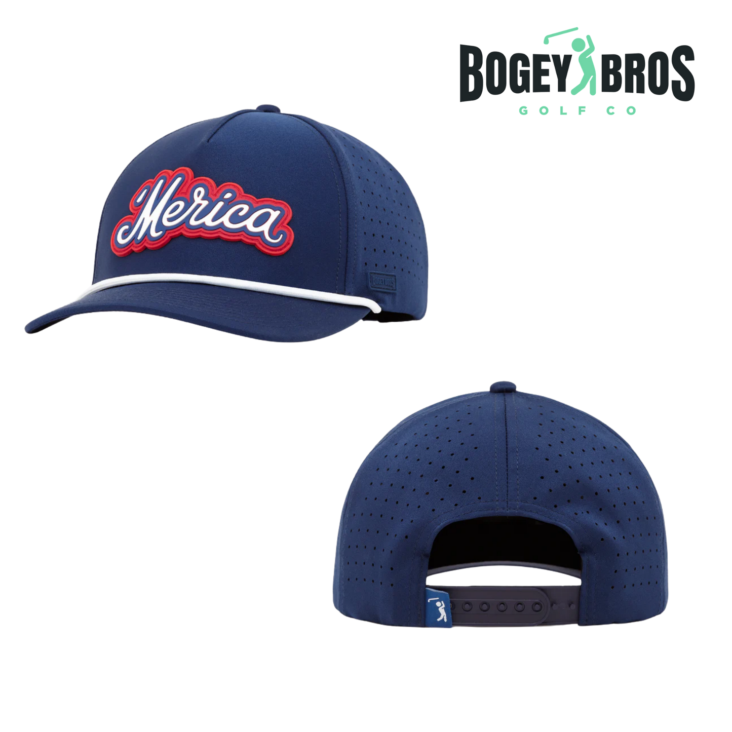 Bogey Bros - 'Merica Navy Golf Hat