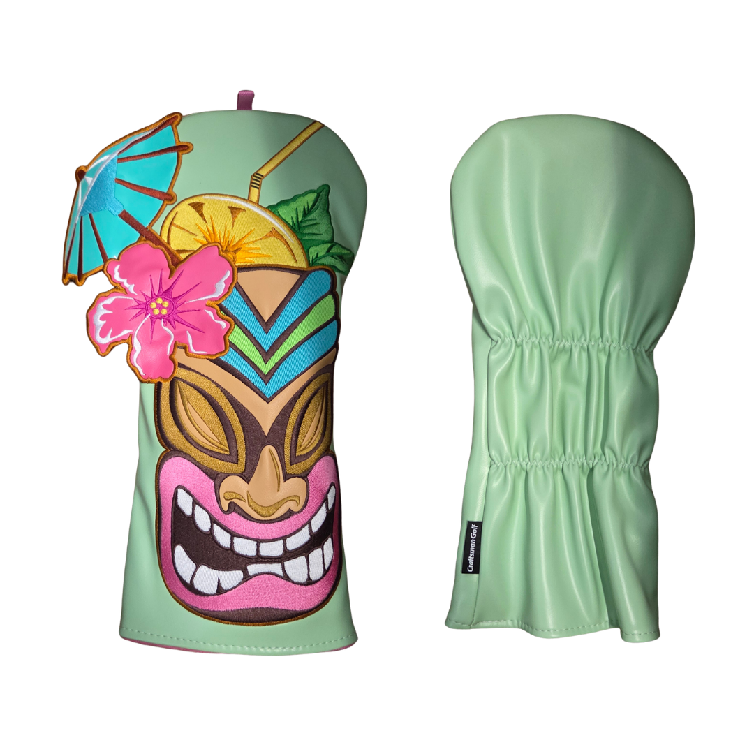 Driver Headcover - Tiki (Sea Foam Green)