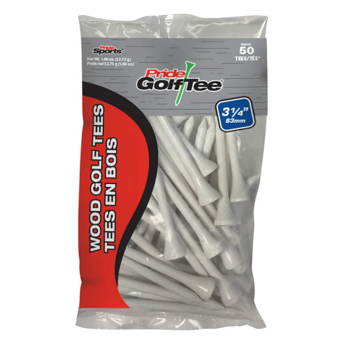 Pride: Golf Tees (White) - Pick Length