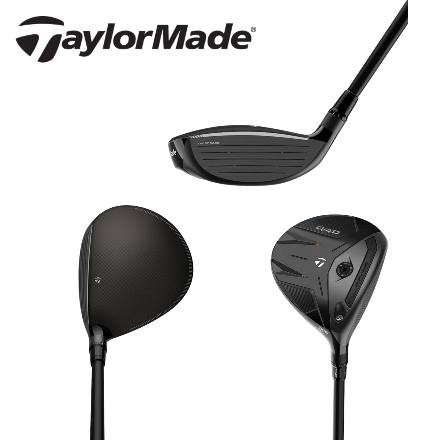 TaylorMade Qi4D Steel 3-Wood 15° STIFF Flex