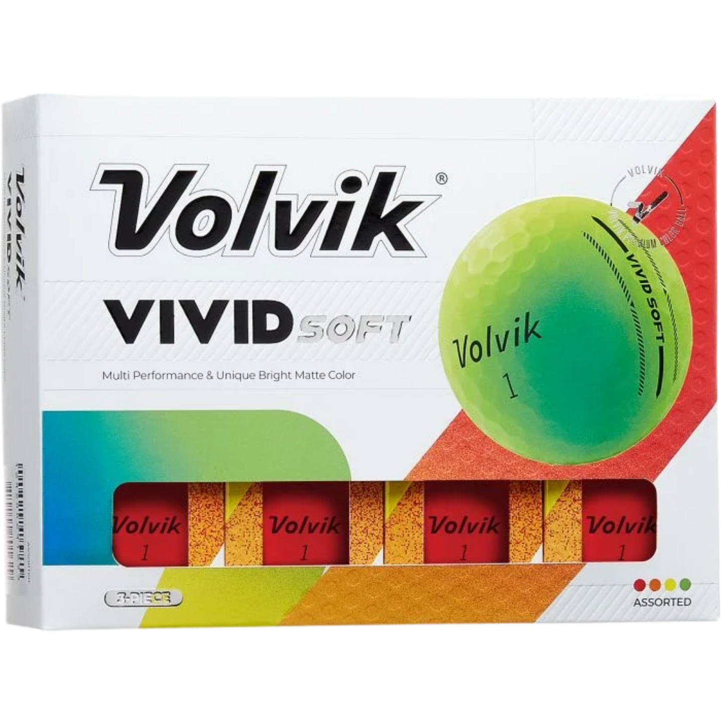 Volvik Vivid SOFT '25 Golf Balls - DOZEN