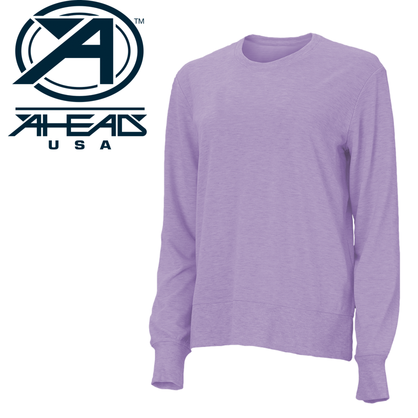 AHEAD Womens SUE LW French Terry Crew