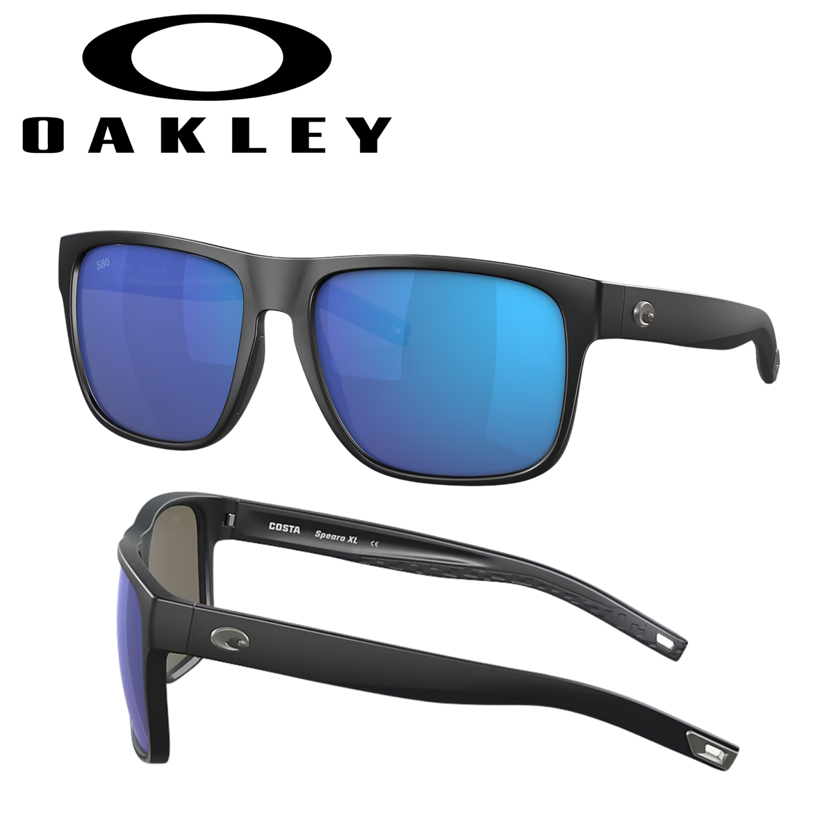 Costa Del Mar Spearo XL Matte Balck / Blue Mirror Glass Lens