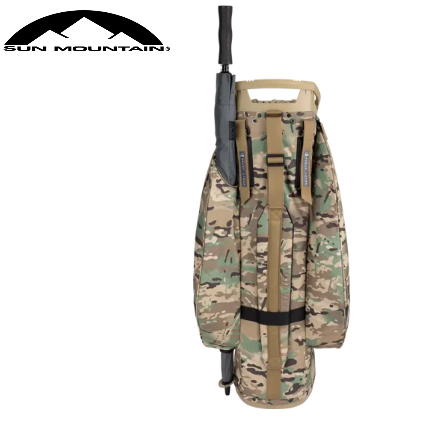 Sun Mountain C-130 Cart Bag: Sand Camo