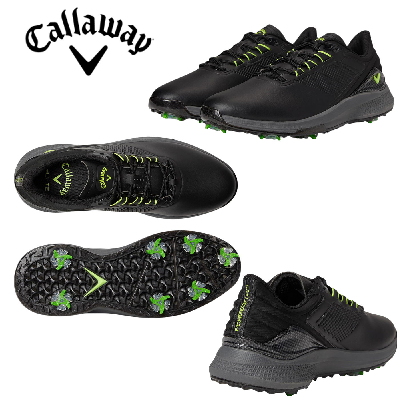 Callaway Coronado V4 (2025) Golf Shoes BLACK (Pick Size)