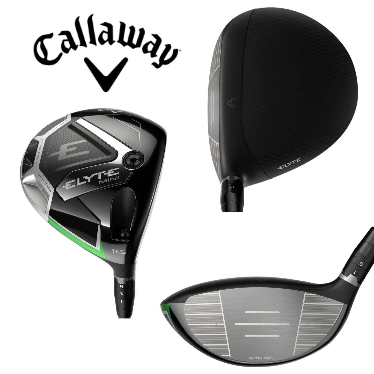 Callaway ELYTE MINI Driver 13.5° - REG Flex (DEMO)
