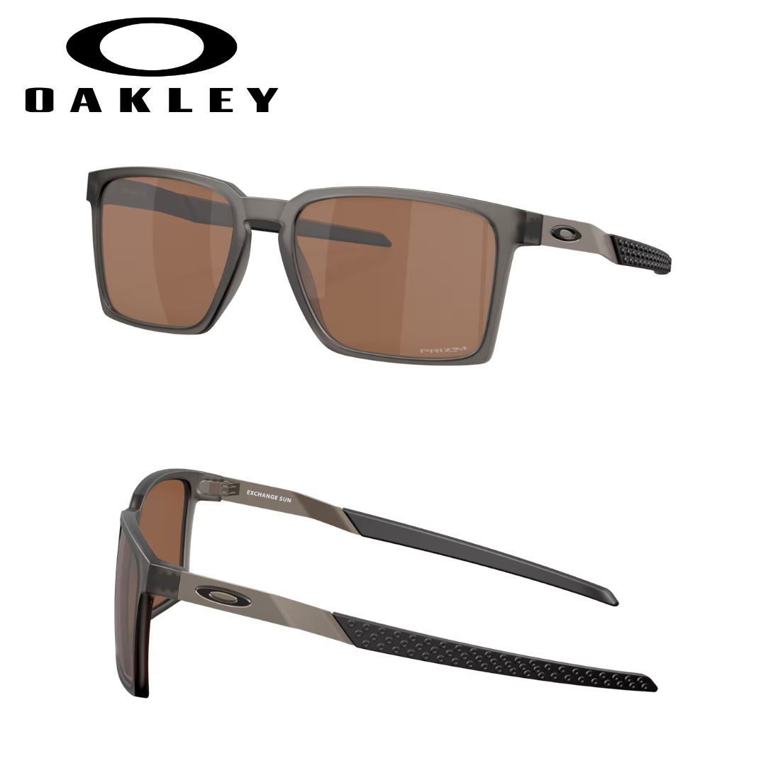 Oakley Exchange Sun Satin Gray Smoke Frame / Prizm Tungsten Lens