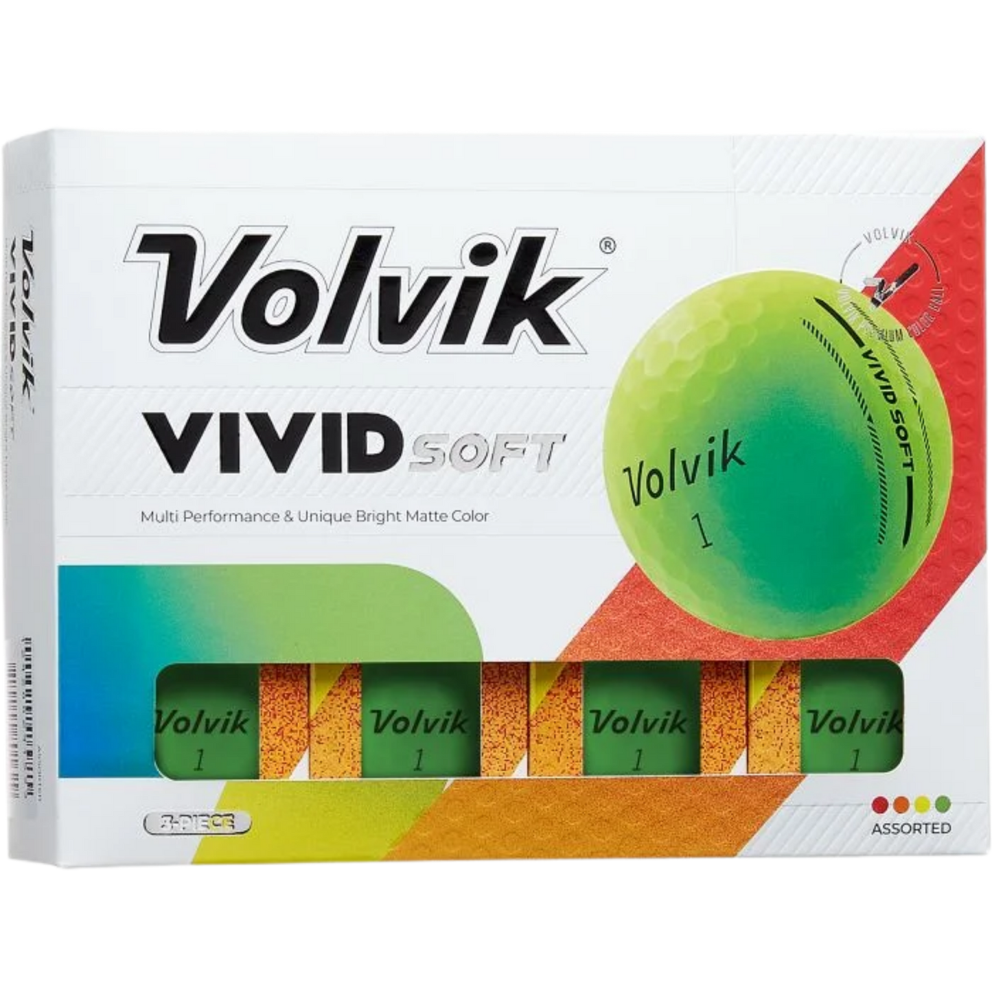 Volvik Vivid SOFT '25 Golf Balls - DOZEN