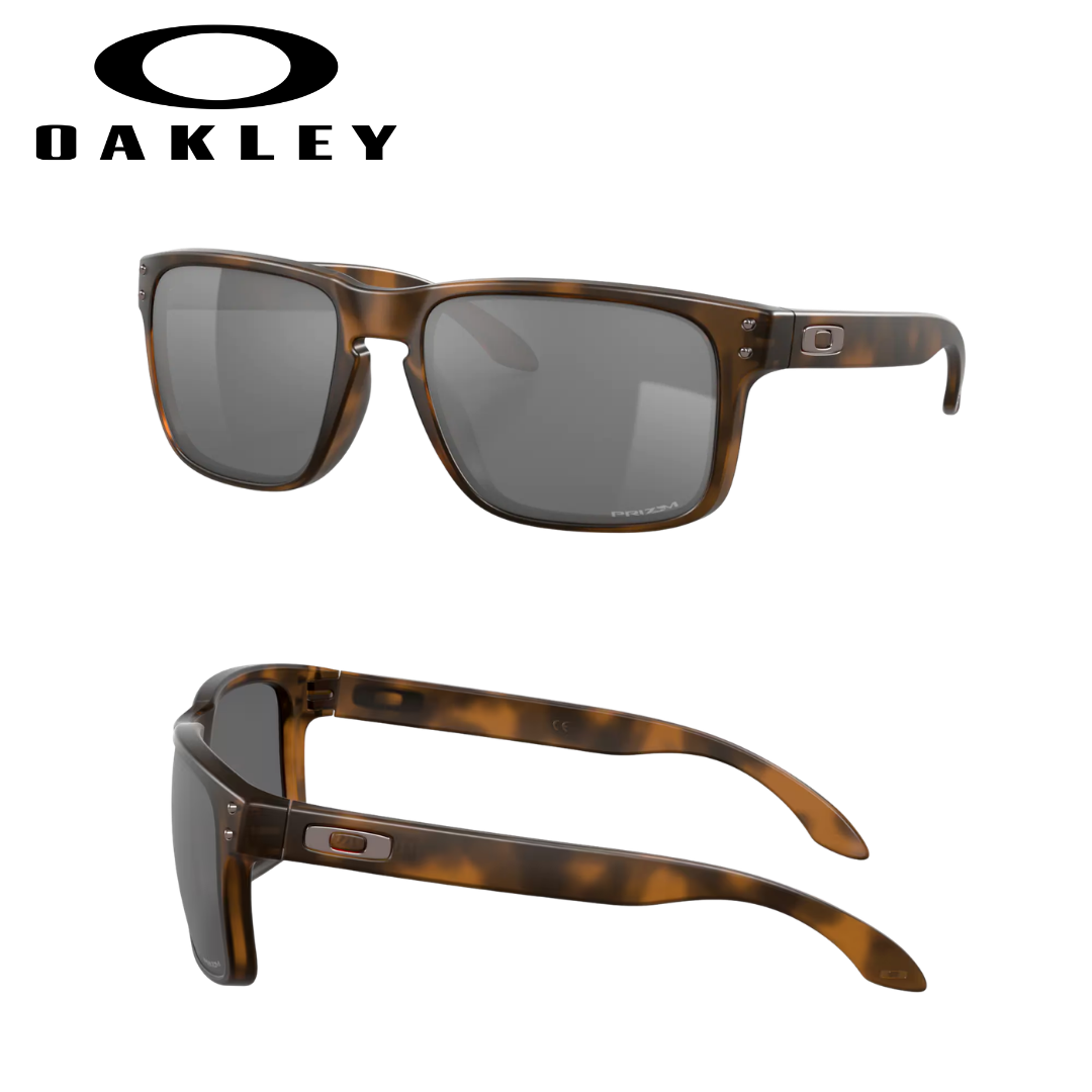 Oakley Holbrook Matte Brown Tortoise Frame / Prizm Black Lens