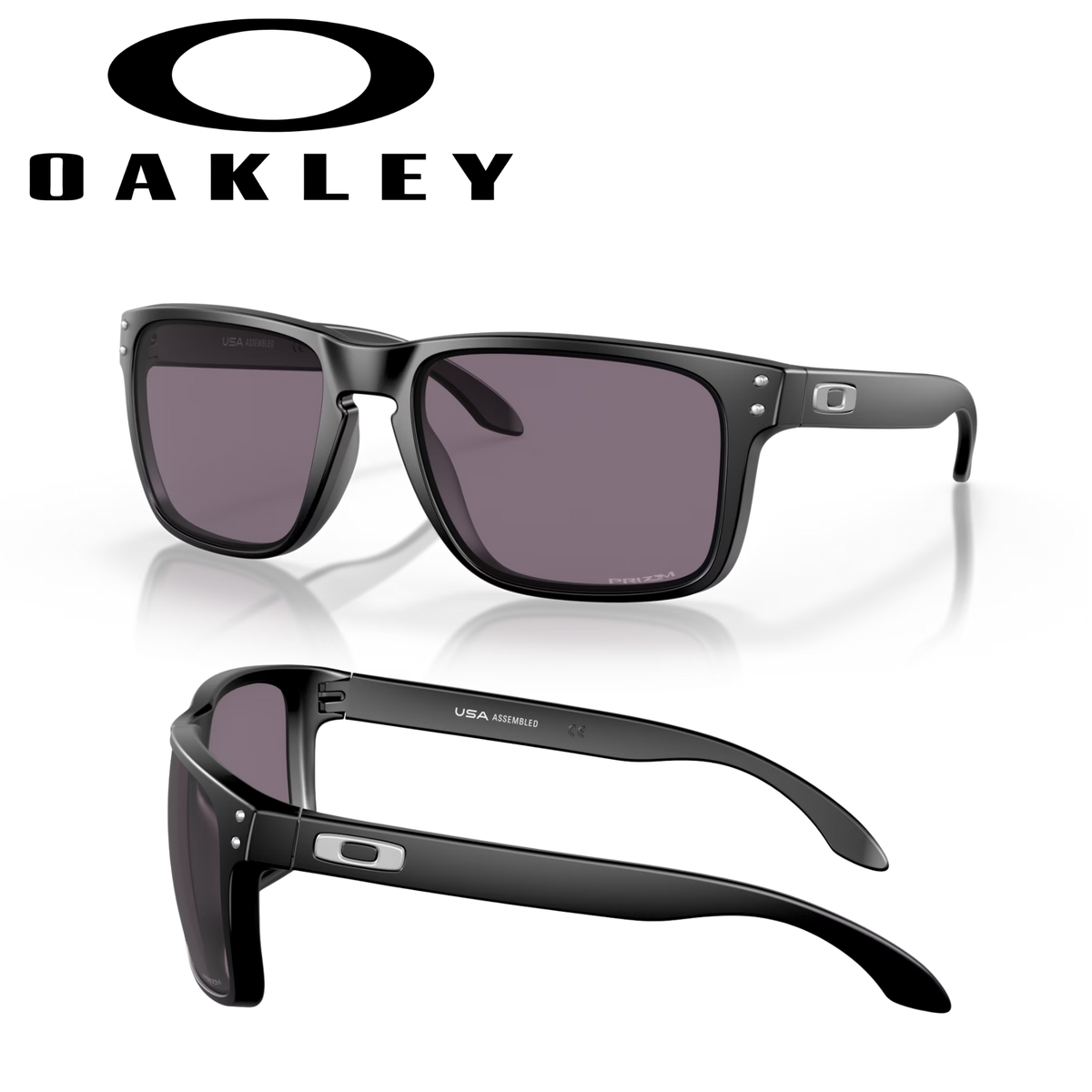 Oakley Holbrook XL Matte Black / Prizm Grey Lens