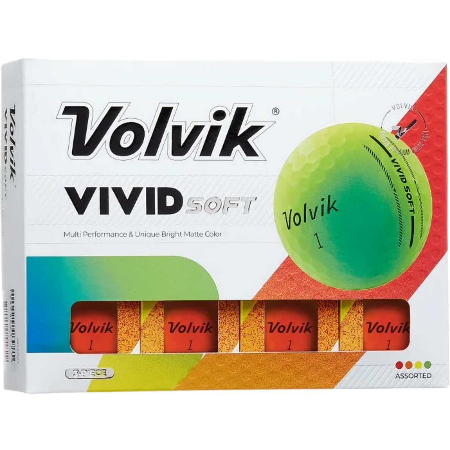 Volvik Vivid SOFT '25 Golf Balls - DOZEN