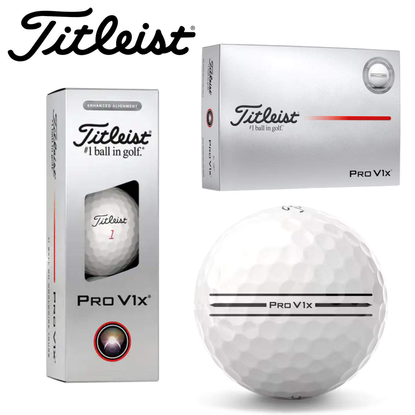 Pro V1X Enhanced Alignment '25 - DOZEN