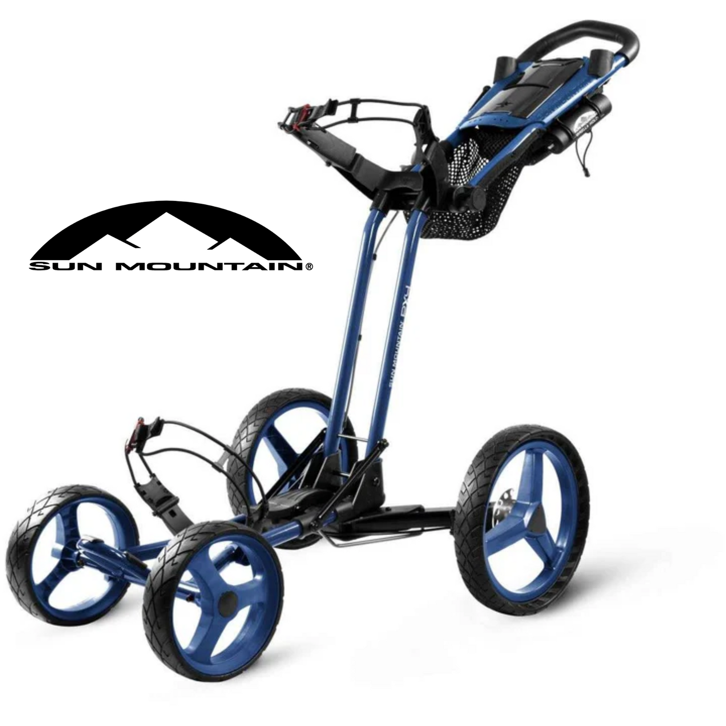 Sun Mountain Pathfinder PX4 Cart: Big Sky Blue