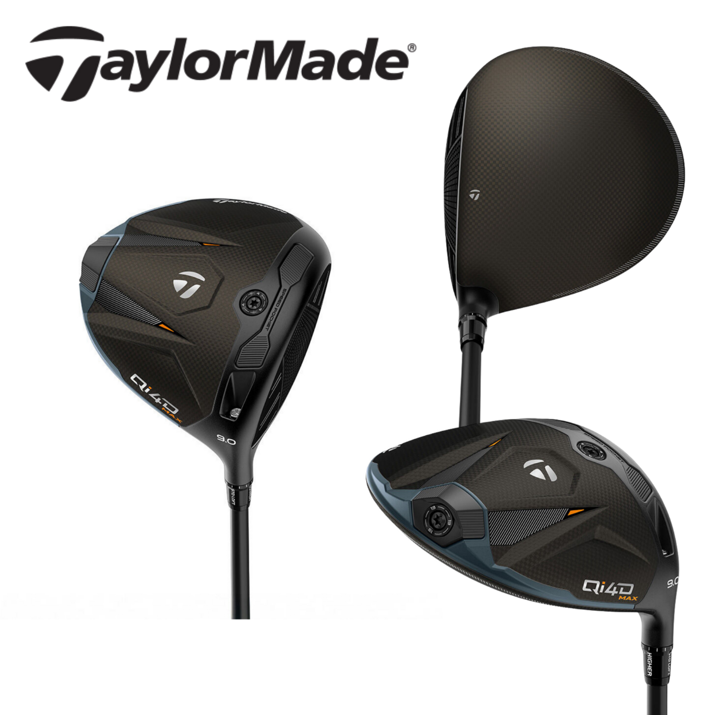 TaylorMade Qi4D MAX Driver 10.5° STIFF Flex