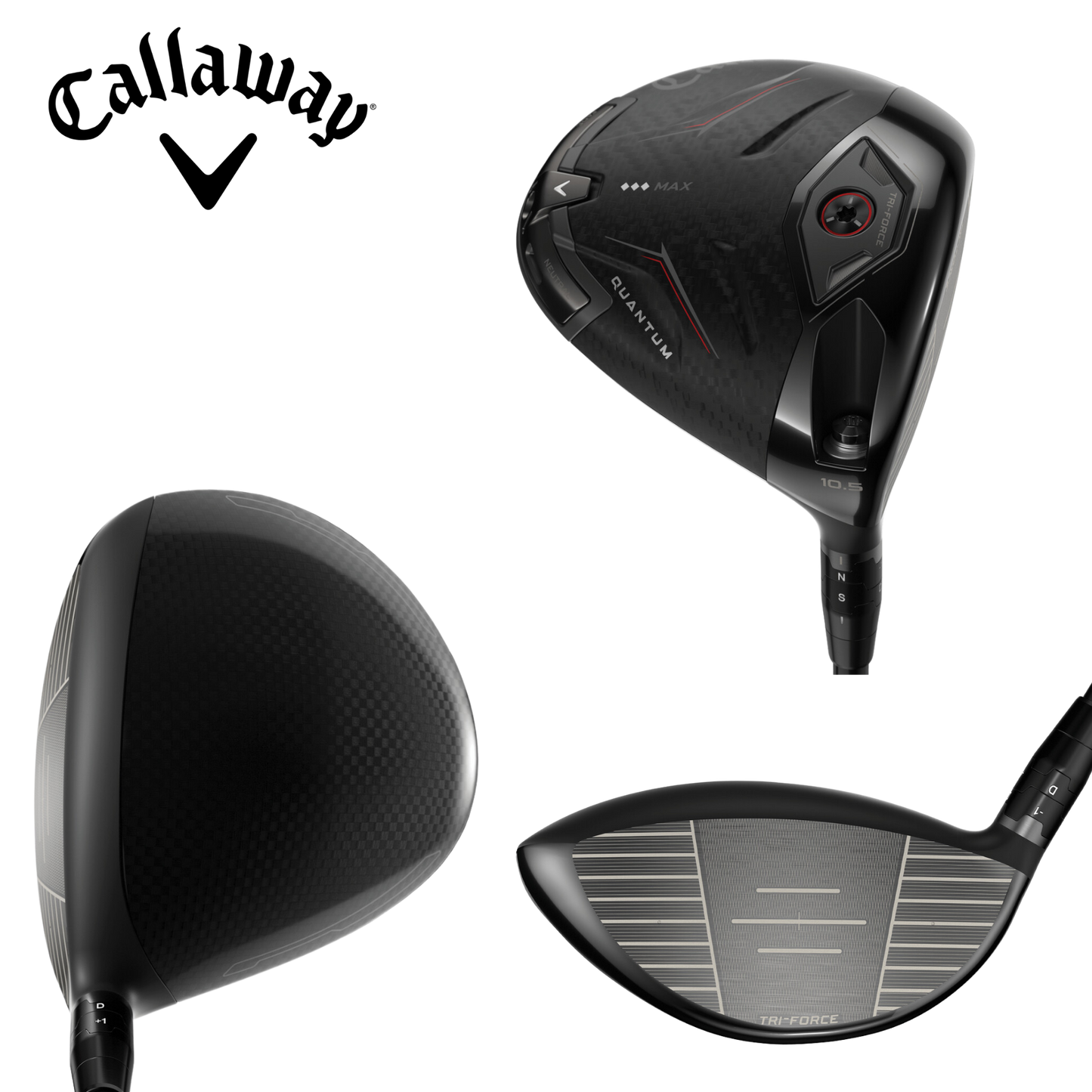 Callaway Quantum MAX Triple Diamond 10.5° Driver - STIFF Flex