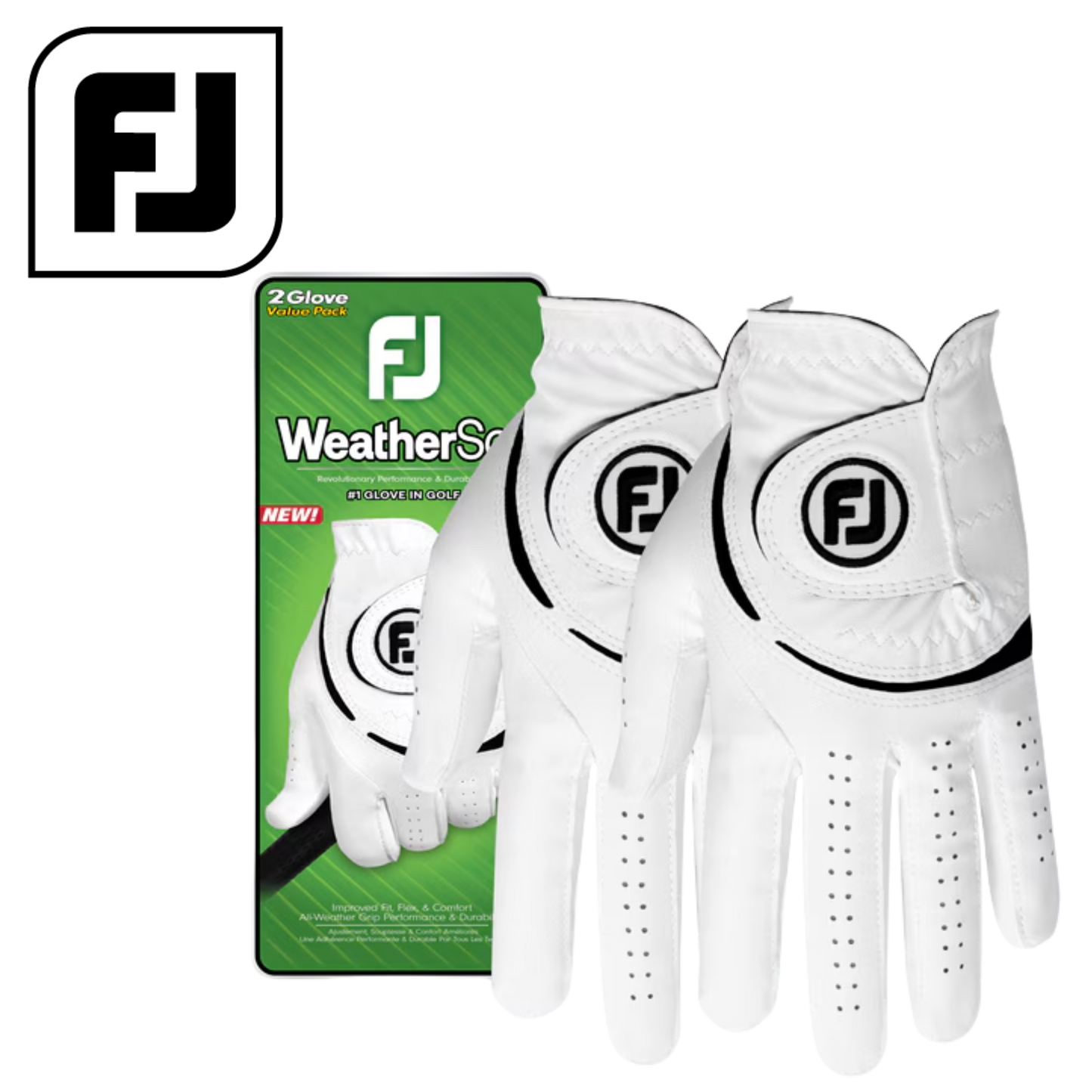 FootJoy: Weathersof Glove (2 PACK) - MENS