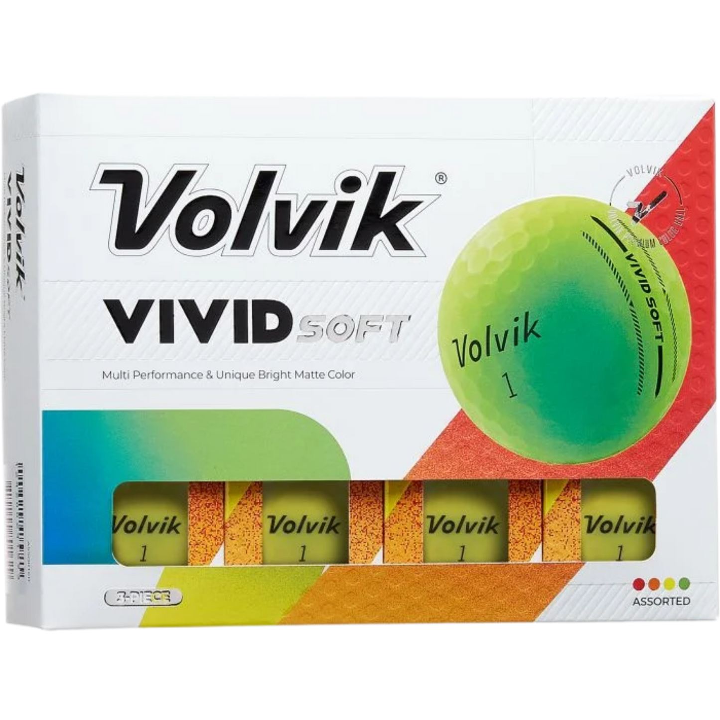 Volvik Vivid SOFT '25 Golf Balls - DOZEN