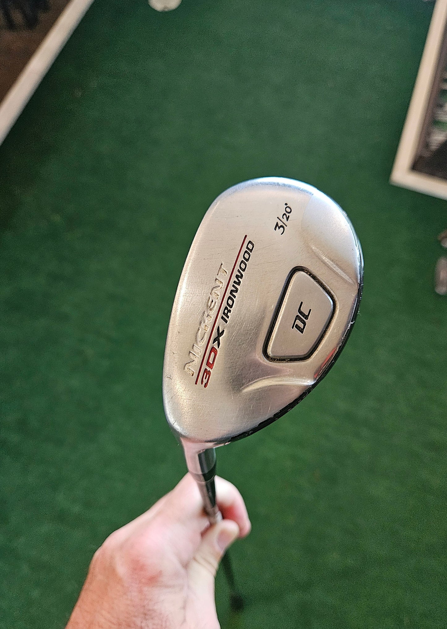 Nickent: 3DX Ironwood 3-Hybrid - 20­° - STIFF Flex Graphite - LEFT Handed (3175)