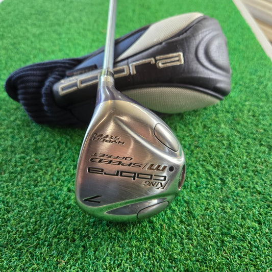 Cobra M-Speed Offset HyperSteel 7-Wood: LADIES Graphite