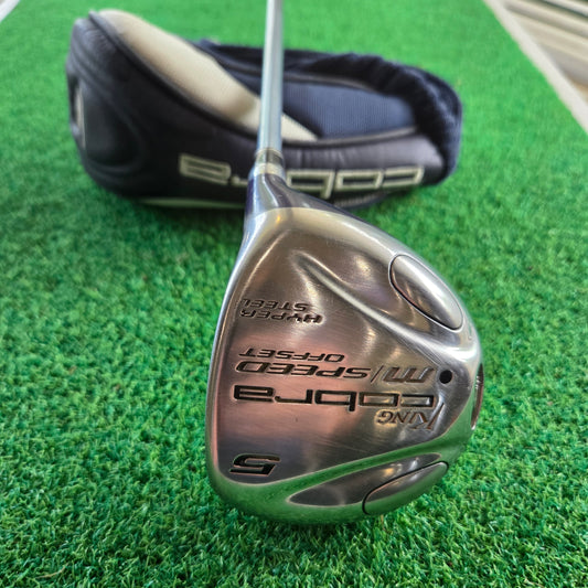 Cobra M-Speed Offset HyperSteel 5-Wood: LADIES Graphite