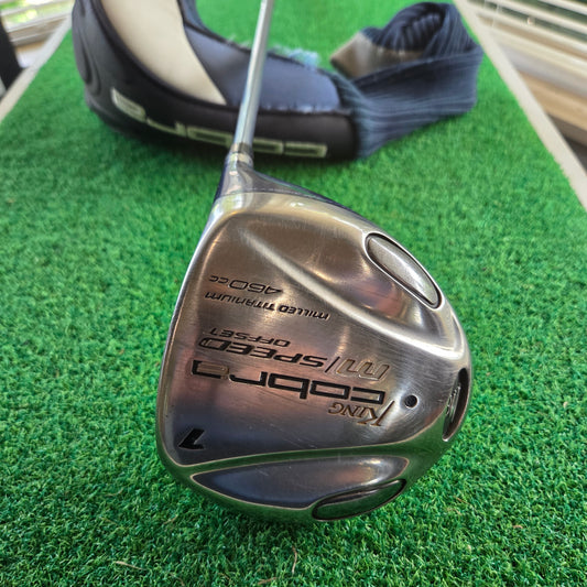 Cobra M-Speed Offset Titanium Driver: LADIES Graphite