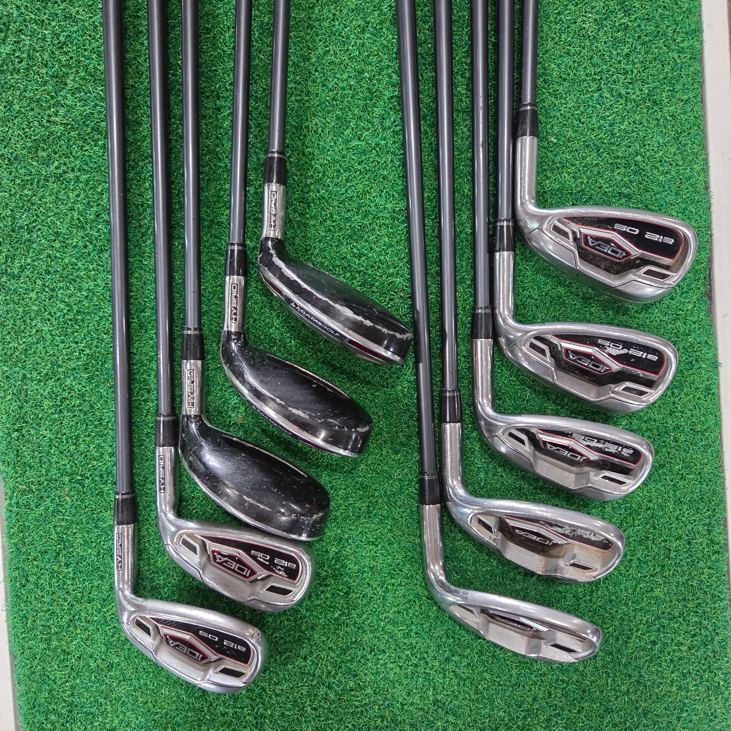 Adams A12 OS Hybrid / Iron FULL SET - REG Graphite