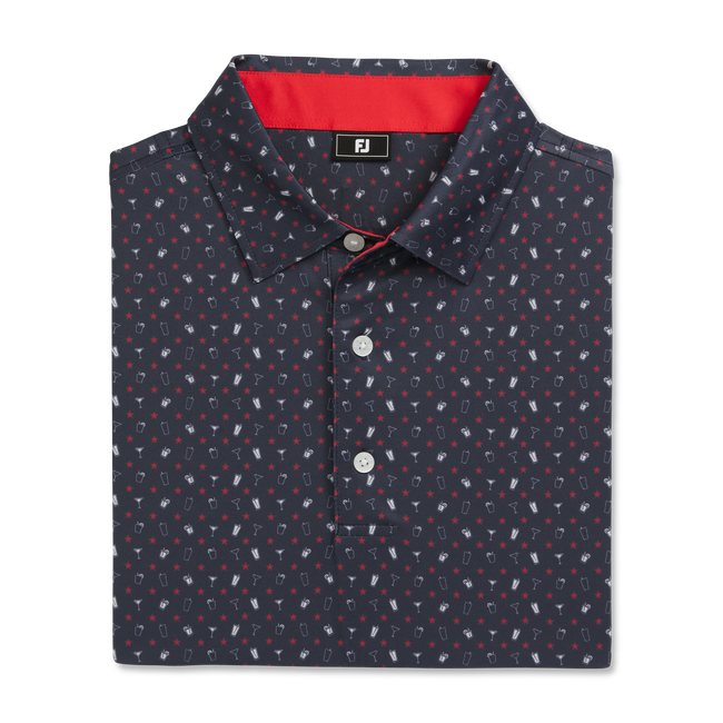 FootJoy Star Cocktail Golf Polo #32453 - Navy