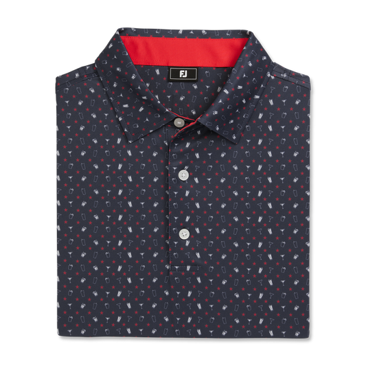 FootJoy Star Cocktail Golf Polo #32453 - Navy