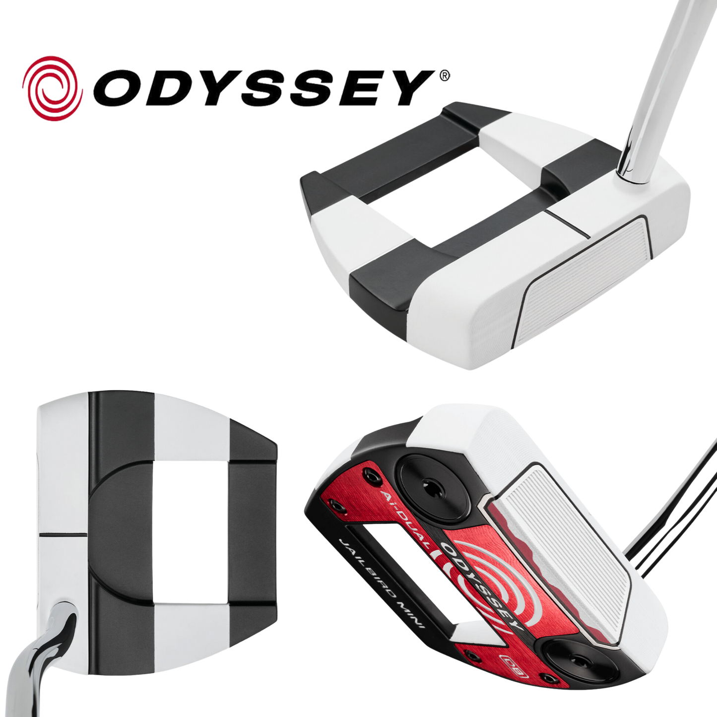 Odyssey Ai-Dual JailBird Mini Putter