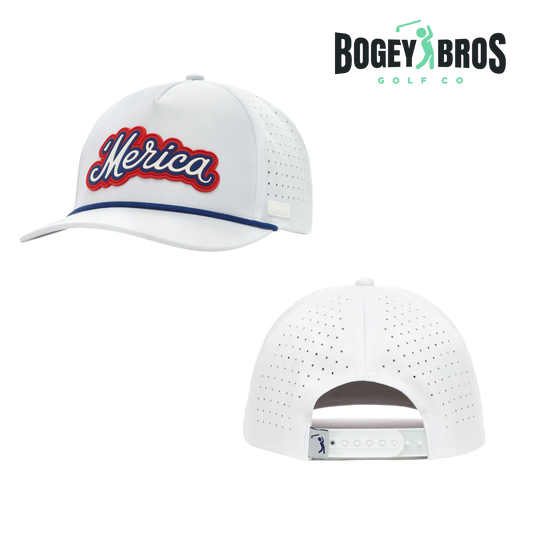 Bogey Bros - 'Merica White Golf Hot
