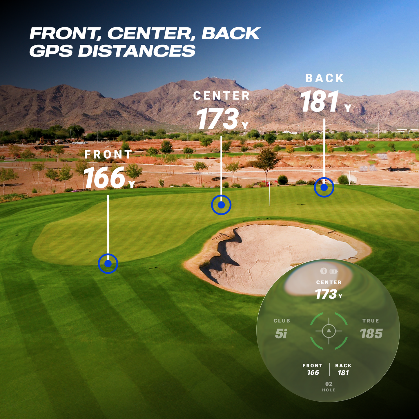 Blue Tees Captain PRO Rangefinder - Black