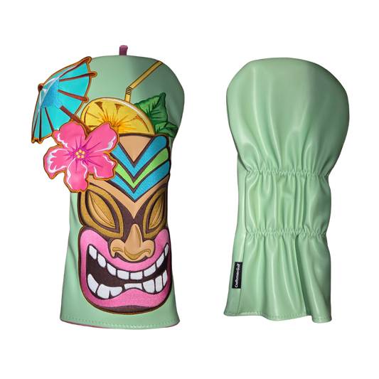 Driver Headcover - Tiki (Sea Foam Green)