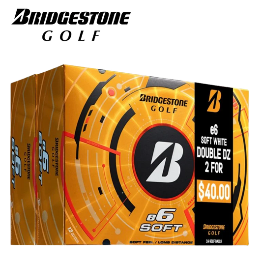 Bridgestone E6 Double Dozen - White