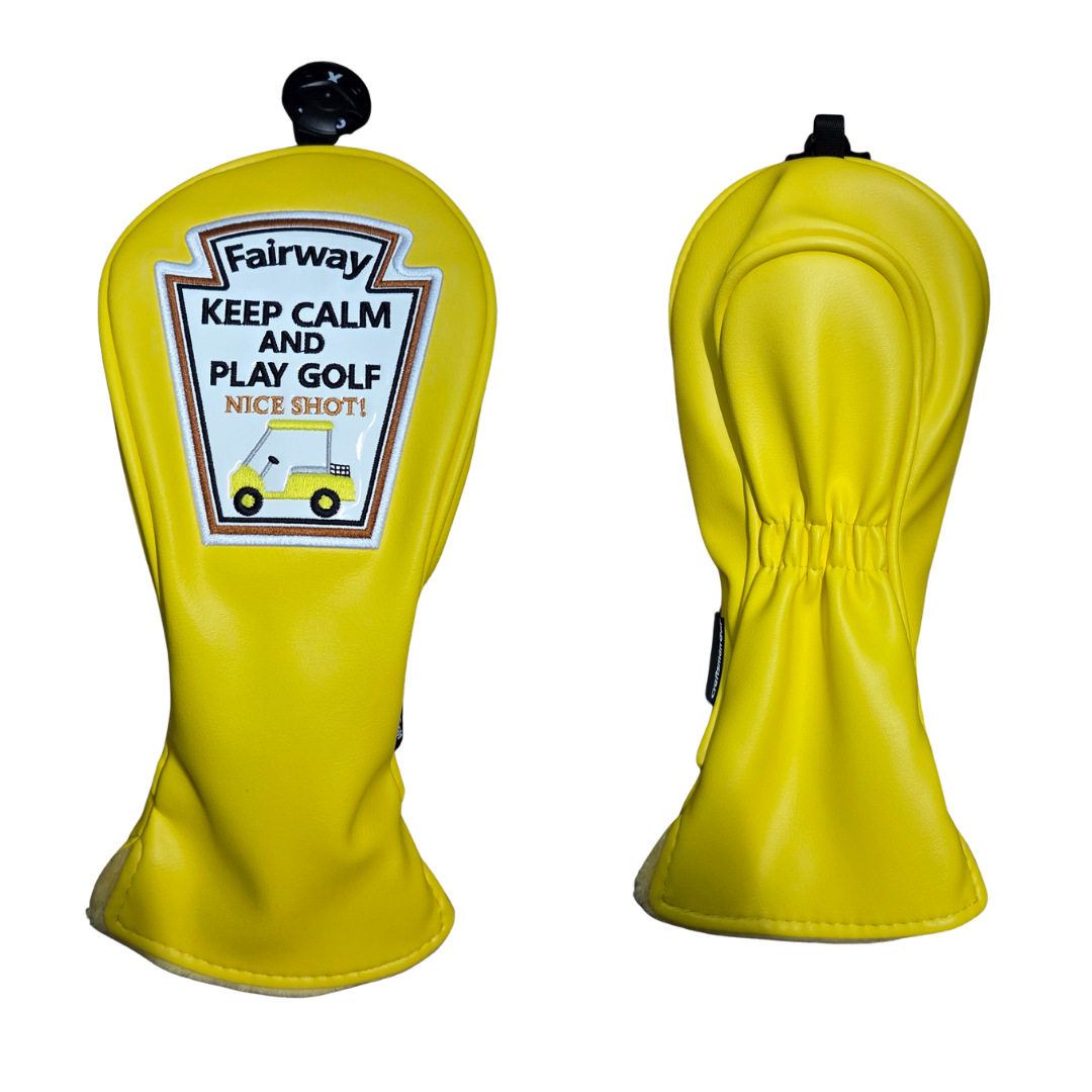 Fairway Wood Headcover - Yellow Mustard Calm