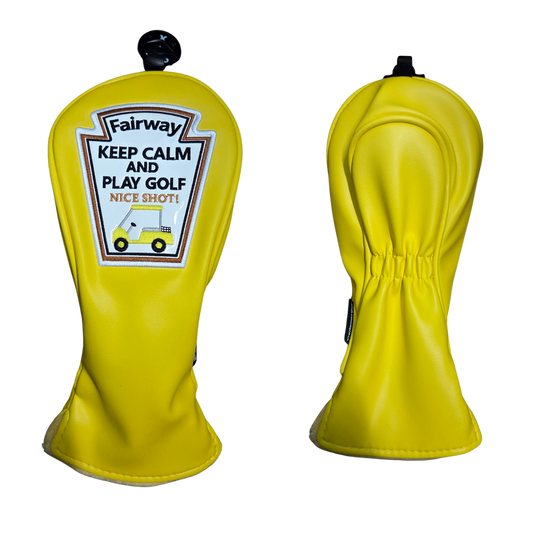 Fairway Wood Headcover - Yellow Mustard Calm