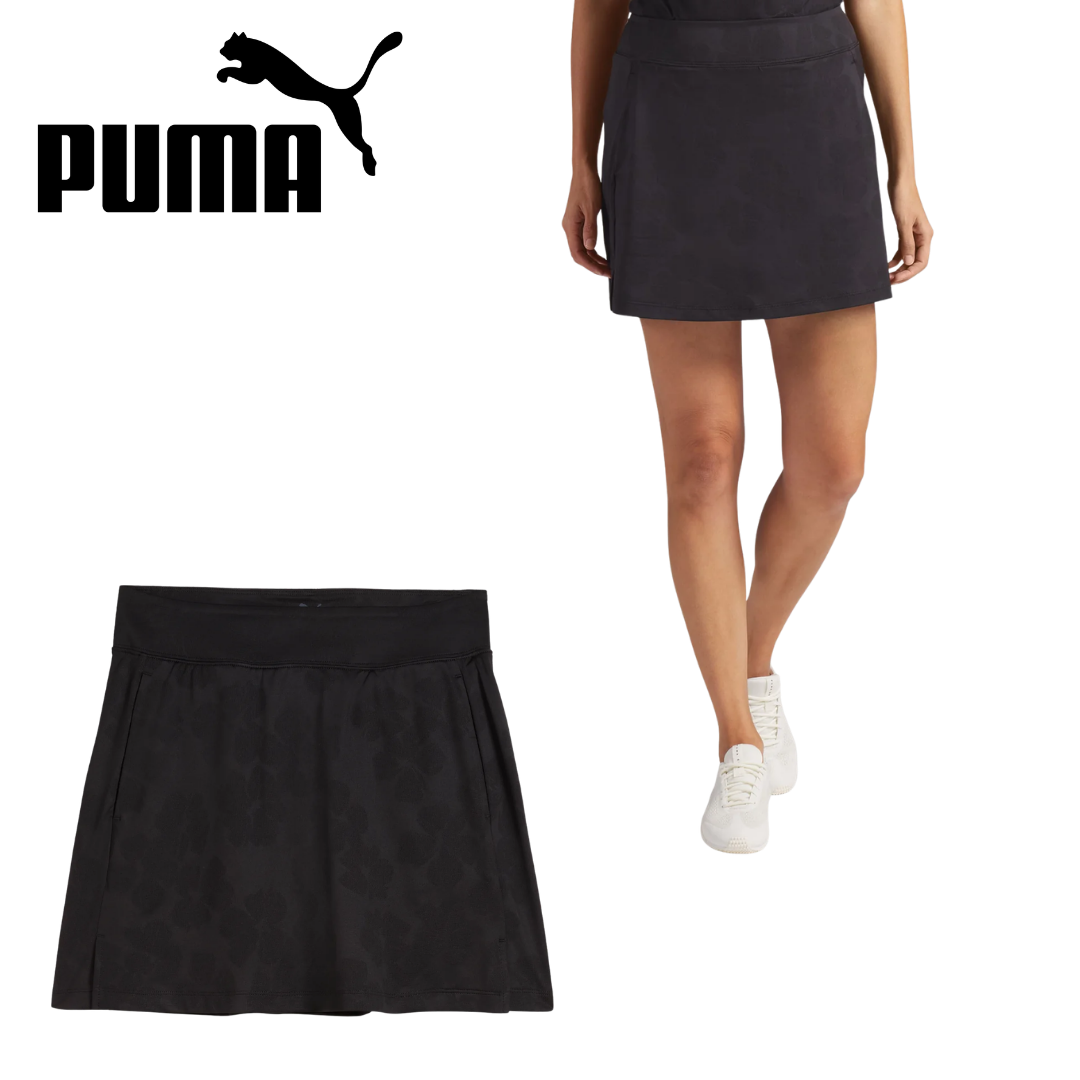 Puma Womens Lana Floral Lace jacquard Skirt 16"