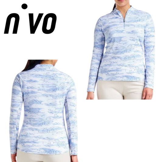NIVO Womens Lolita Mock - Gentle Blue