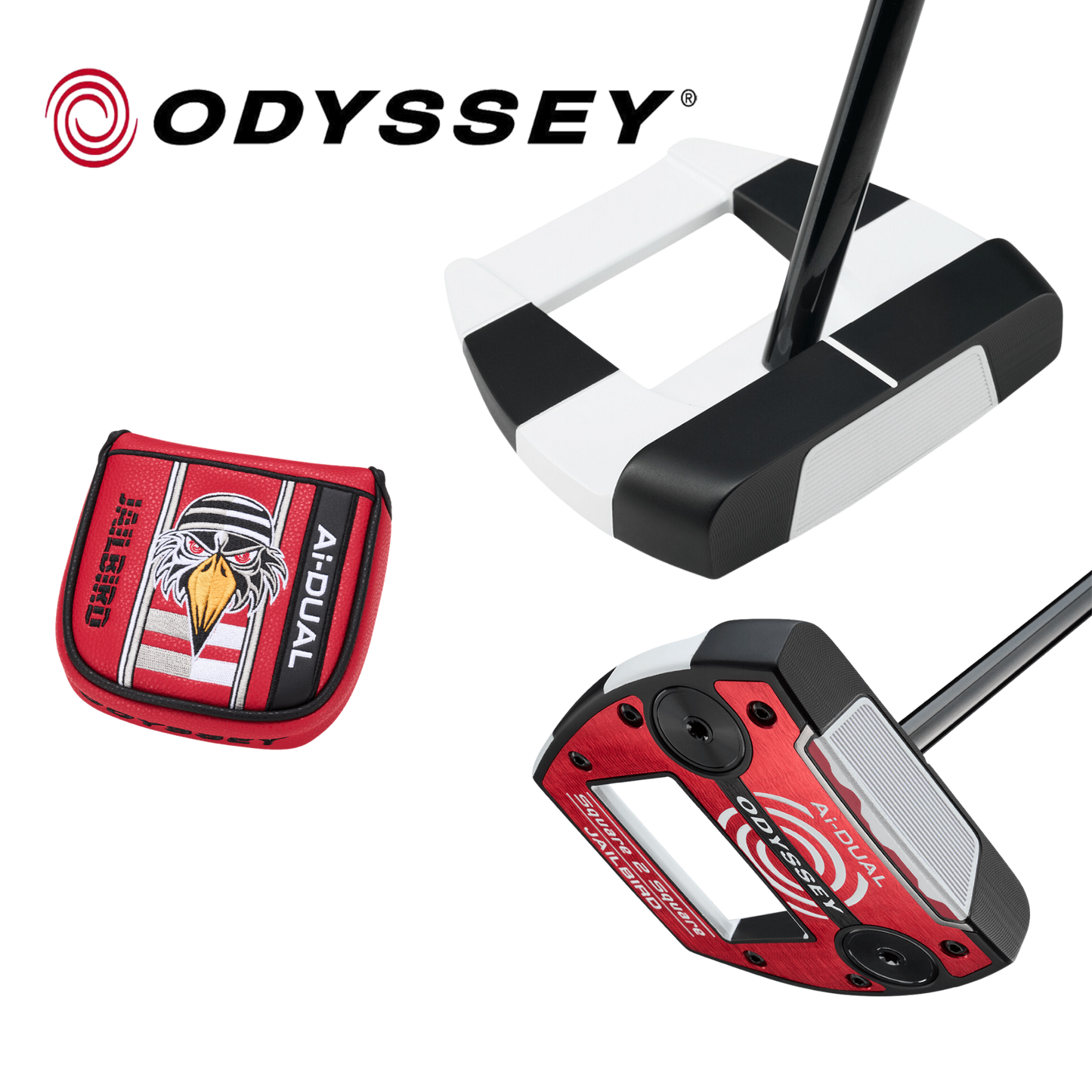 Odyssey Square 2 Square  Ai-Dual Jailbird Putter