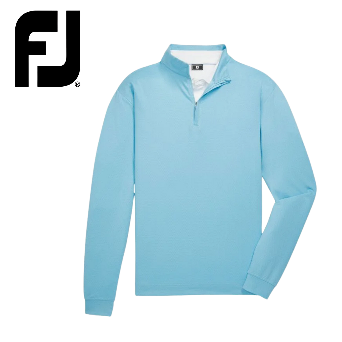 FootJoy Tonal Deco Diamond Quarter Zip