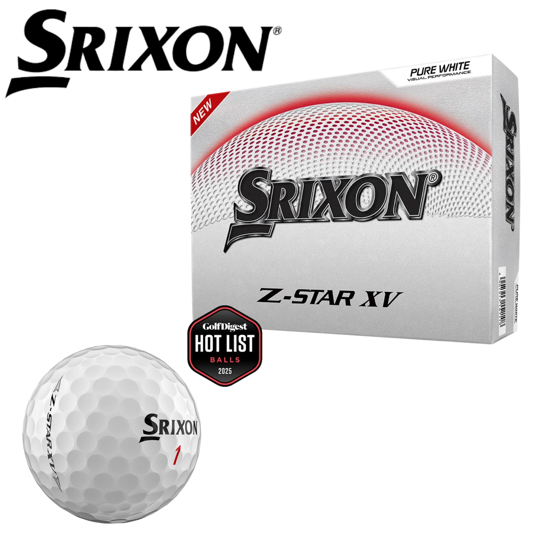 Srixon Z-Star XV - White Golf Ball (Dozen) – Why Make Bogey