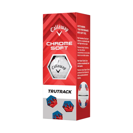 Callaway Chrome Soft - Tru Track WHITE & YELLOW