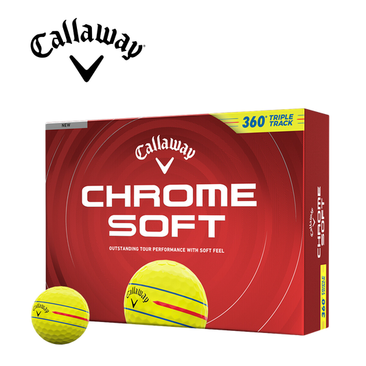 Callaway Chrome Soft '26 - Yellow 360 Triple Track DOZEN