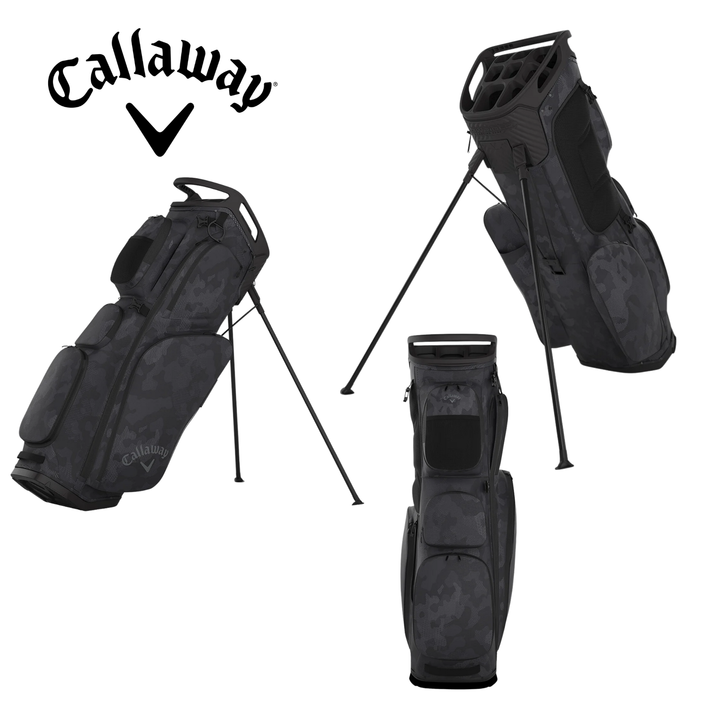 Callaway Fairway 14 '26 Stand Bag - Black / Field Camo