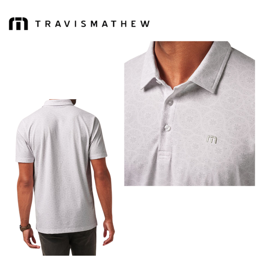 Travis Mathew Free Passage Golf Polo - White