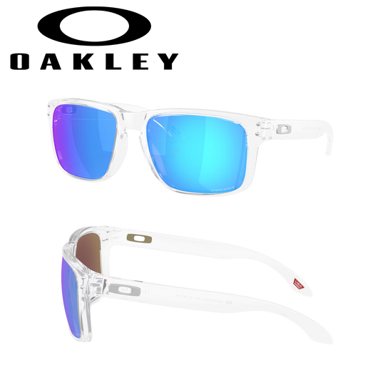Oakley Holbrook Matte Clear Frame / Prizm Sapphire Lens