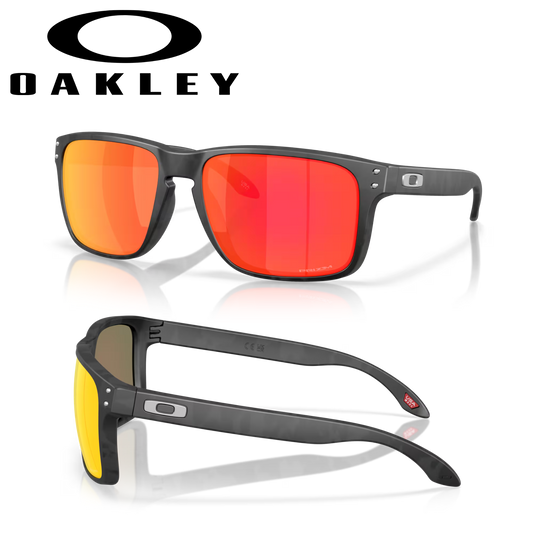 Oakley Holbrook Sunglasses #009102 - Matte Black Camo / Prizm Ruby