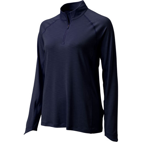 Puma: You-V Solid 1/4 Zip - Navy w/ Logo